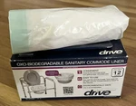 Commode Liner 15 Count Biodegradable Sanitary Eliminates Odor RTL12085 Drive Oxo. Fixed Price $16.99.