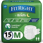Medline MTB80300Z Extended Wear Overnight Adult Brief With Tabs, Maximum. Fixed Price $128.18.