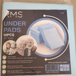 Rms Ultra Absorbent Disposable Waterproof Underpads 36X36 In 10PCS Blue. Fixed Price $10.00.