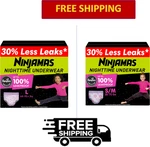Ninjamas Girls Bedwetting Nighttime Underwear Ultra Absorbent & Hypoallergenic. Fixed Price $39.99.