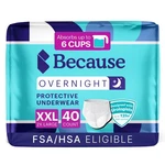 Because Overnight Absorbency Pull Ups - Adult Disposable Incontinence Underwe.... Fixed Price $133.61.