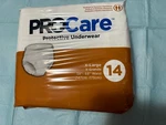 Procare Protective Underwear X-large Moderate To Maximum 14-COUNT CRU-514. Fixed Price $25.49.