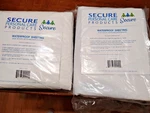 (2) New Waterproof Secure Personal Care Sheeting Size 39"X75" W/anchor Bands. Fixed Price $39.99.
