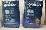 Goodnites Xl Nighttime Underwear Blue Unisex 28 Total Pack Bundle. Fixed Price $30.00.