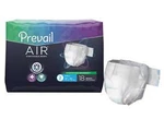 72 Prevail Air Stretchable Incontinence Brief, Heavy Absorbency, Size 45"-62". Fixed Price $69.90.