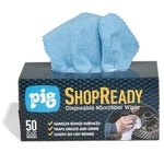 New Pig Shopready Disposable Microfiber Wipers 12"X12" 50CT WIP444BL. Fixed Price $33.06.