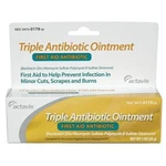 Actavis Triple Antibiotic Ointment First Aid 1 Oz. Fixed Price $17.99.