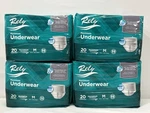Lot Of 80 Rely Adult Diapers Maximum Absorbency Underwear Medium Size Unisex.. Fixed Price $29.50.