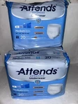 Lot 3 Attends Advanced Underwear Ultimate Absorbency Adult Medium 20 Ct. Fixed Price $29.99.
