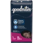 Goodnites Girls' Nighttime Bedwetting Underwear 11 Count Size Large 68-95 Lbs. Fixed Price $23.94.