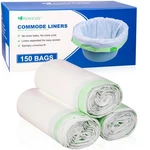 Pcs Bedside Commode Liners For Potty Count (pack Of 1), GREEN-150. Fixed Price $39.61.