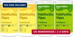 Amazon Basics Disinfecting Wipes, Lemon & Fresh Scent, Thick, Sanitizes/cleans/d. Fixed Price $25.38.