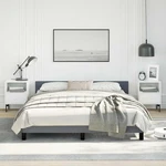 Frame With Headboard Platform Base Upholstered Bedroom Furniture Vidaxl. Fixed Price $164.99.