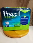 New Sealed Prevail Disposable Underwear Large 45"-58" 18 Count. Fixed Price $6.99.