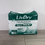 Livdry High Absorbency Pad Insert Incontinence Briefs & Adult Diapers Hyper 1600. Fixed Price $50.99.