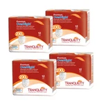 Tranquility Premium Overnight Pull On Underwear, 2X-LARGE 62'' 80'', CASE/48. Fixed Price $76.99.