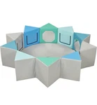 ECR4KIDS Softzone Wall Mirrors, Activity Center, Contemporary, 3-PIECE. Fixed Price $242.97.