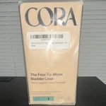 Cora The Free-to-move Bladder Liner Long Organic Cotton 72 Count. Fixed Price $21.99.