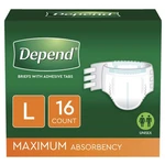 Depend Fresh Protection Maximum Absorbency Underwear, Large. Fixed Price $77.94.