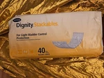 New - Dignity Stackables 40 Pads By Hartmann Adult Diapers Underwear # 30053. Fixed Price $29.95.