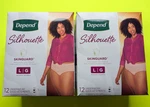 Depend Silhouette Skinguard Adult Incontinence Underwear 12CT - Lot Of. Fixed Price $29.99.