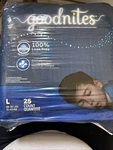 Goodnites Boys' Nighttime Bedwetting Underwear - L 25CT. Fixed Price $24.00.