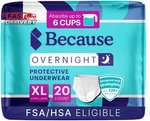 Because Overnight Absorbency Pull Ups - Adult Disposable Incontinence Underwear,. Fixed Price $41.09.