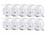 Lot Of 10 Medline DYND15203 2000ML Drainage Bags Sterile Anti-reflux Exp 12/2028. Fixed Price $70.00.