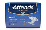 Attends Stretch Incontinent Brief Ddslxl Large/x-large Case Of 96, White. Fixed Price $68.99.
