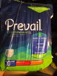 Prevail Daily Underwear 20 Count Medium 34" To 46" New Extra Absorbency. Fixed Price $14.14.