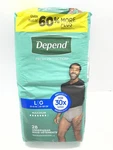 Depend Fresh Protection Incontinence Underwear Men Large 28CT Maximum Grey. Fixed Price $24.99.
