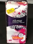 Always Discreet Very Light Regular Length 48 Liners. Fixed Price $19.98.