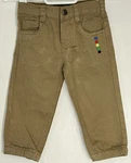 Coogi Kids Baby Boy 18M Pants Brown Elastic Waist Front Snap Cuffs Nwot. Fixed Price $7.75.