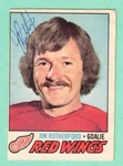 (1) Jim Rutherford Detroit Red Wings Hockey Signed Card (L7059). Fixed Price $9.78.