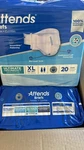 Xl Attends Care Advanced Incontinence Brief Breathable 20 Ct Per Package. Fixed Price $13.00.