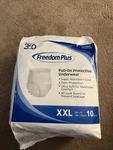 Freedom Plus Essentials 360 Adult Pull On Underwear Size Xxl 10 Pack. Fixed Price $18.00.