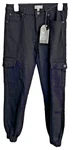 Nwt Kendall & Kylie Kali Black Mid-rise Knit Denim Cargo Joggers Pants 7/8. Fixed Price $19.99.