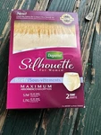 Silhouette By Depend Briefs Underwear Women 2 Pack Maximum Absorbency Sealed. Fixed Price $13.30.