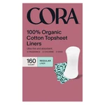 Cora 100% Organic Cotton Topsheet Liners, 160CT. Fixed Price $34.90.