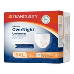 Tranquility Premium Overnight Disposable Absorbent Underwear, 3XL. Fixed Price $28.52.