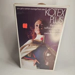 Vintage 1969 Rare Kotex Plus Feminine Napkins Pads 40CT Need Belt Kimberly Clark. Fixed Price $89.99.