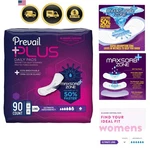 Incontinence Pads Long Length Bladder Control 90 Count Adult Women. Fixed Price $72.99.
