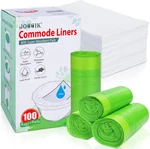 Bedside Commode Liners With Super Aborbent Pad, BAGS+100 Pads For To. Fixed Price $43.95.