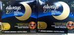 Always Zzz Period Underwear Disposable Large 10-18 Pant Size 7CT- 2-PACK. Fixed Price $14.59.