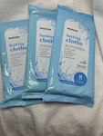 3 Pack! Mckesson Bathing Cloths Size 8 X Wipes Per Total Of 24. Fixed Price $6.51.