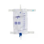 Medline Leg Bags With Flip Drain, Medium, 20 Oz., Elastic Straps, 48 Ct, URO5454. Fixed Price $207.40.