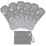 Wegreeco 6 Pcs Reusable Menstrual Pads, Ultra Absorbent Cloth For Heavy Flo. Fixed Price $49.57.