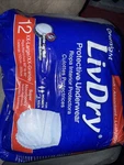 Livdry Adult Incontinence Protective Underwear, Overnight Absorbency, Xxl, 12. Fixed Price $28.49.