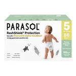 Parasol Chlorine-free Diapers With Rashshield Protection Size 5 88CT. Fixed Price $41.99.