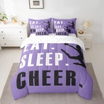 Ombre Purple Cheer Comforter Set With Sheets - 7 Piece Bedding Kids & Teens. Fixed Price $120.99.